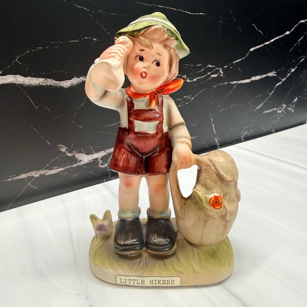 Arnart 5th Ave Little Hikers Figurine Hand Painted 2223 German Boy Lederhosen